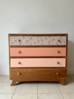 Commode vintage rénovée