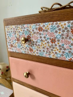 Commode vintage rénovée