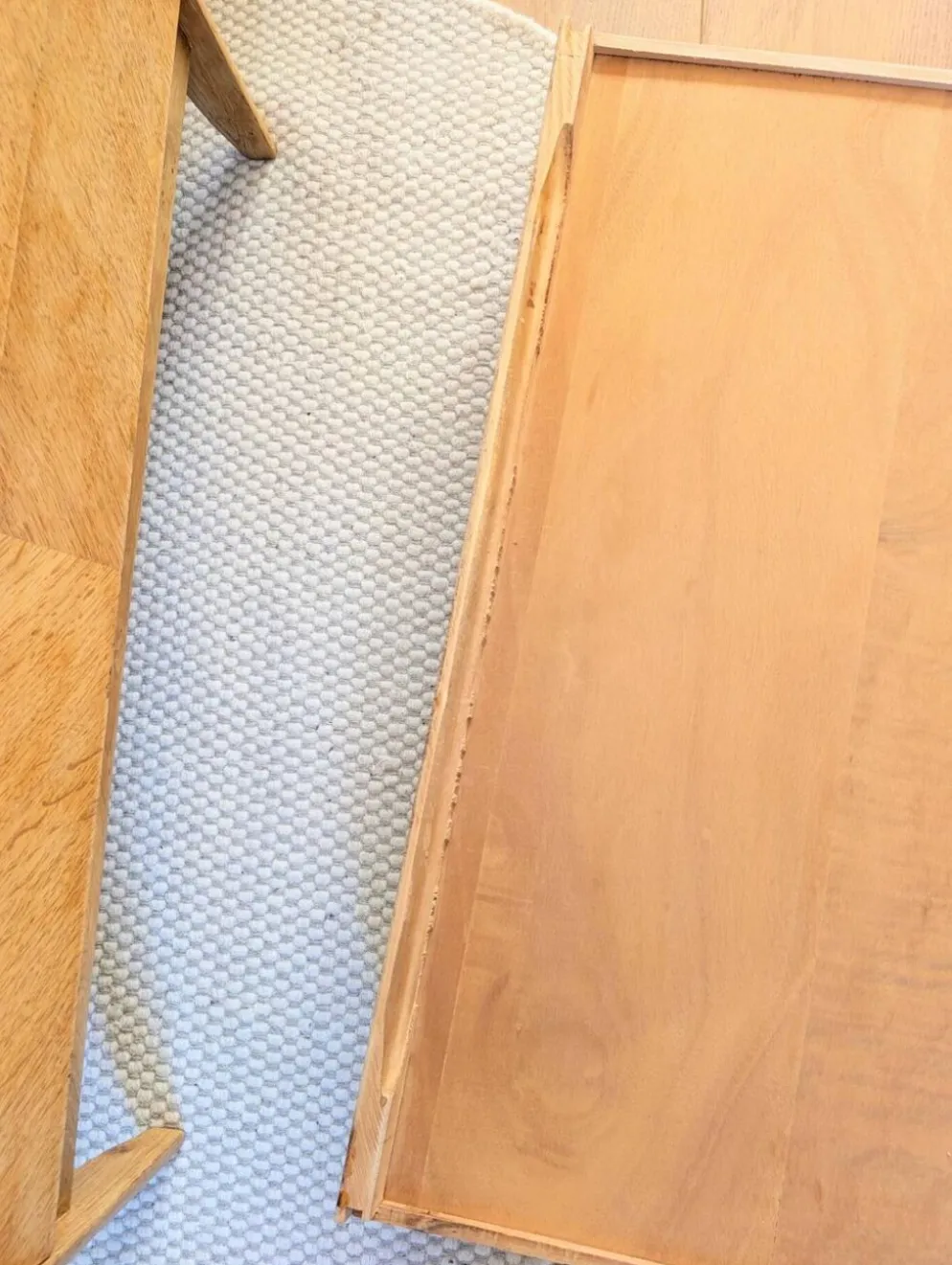Commode vintage rénovée, années 50 60, style scandinave et moderniste