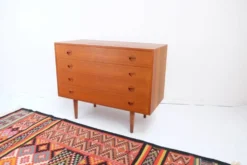 Commode vintage rétro années 60-70 HG Møbler en teck, style années 60-70.