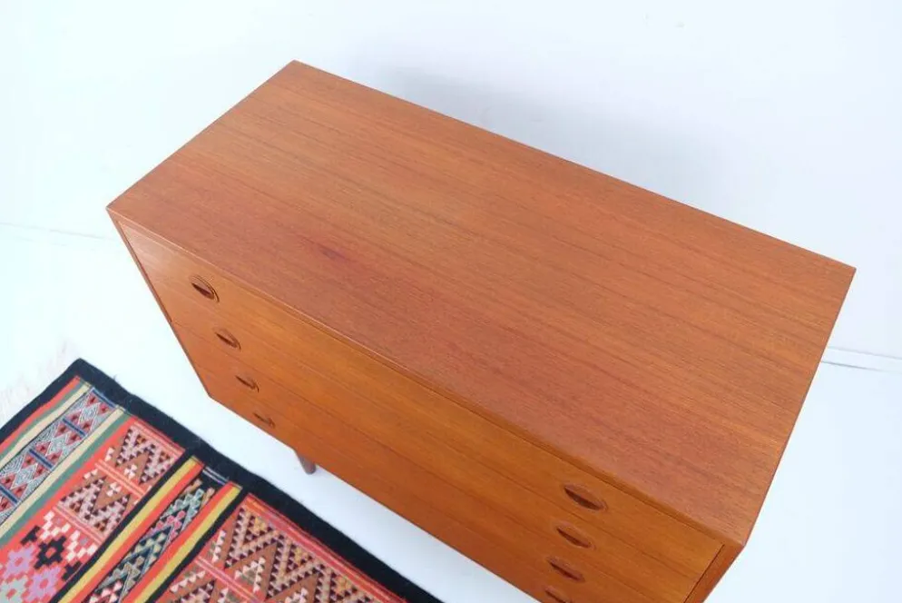 Commode vintage rétro années 60-70 HG Møbler en teck, style années 60-70.