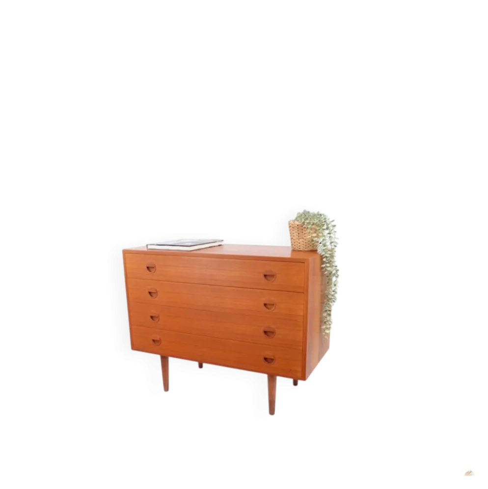 Commode vintage rétro années 60-70 HG Møbler en teck, style années 60-70.