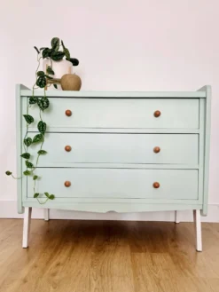 Commode vintage scandinave bois