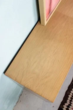 Commode vintage, étagère, buffet, chêne, milieu du siècle années 1960