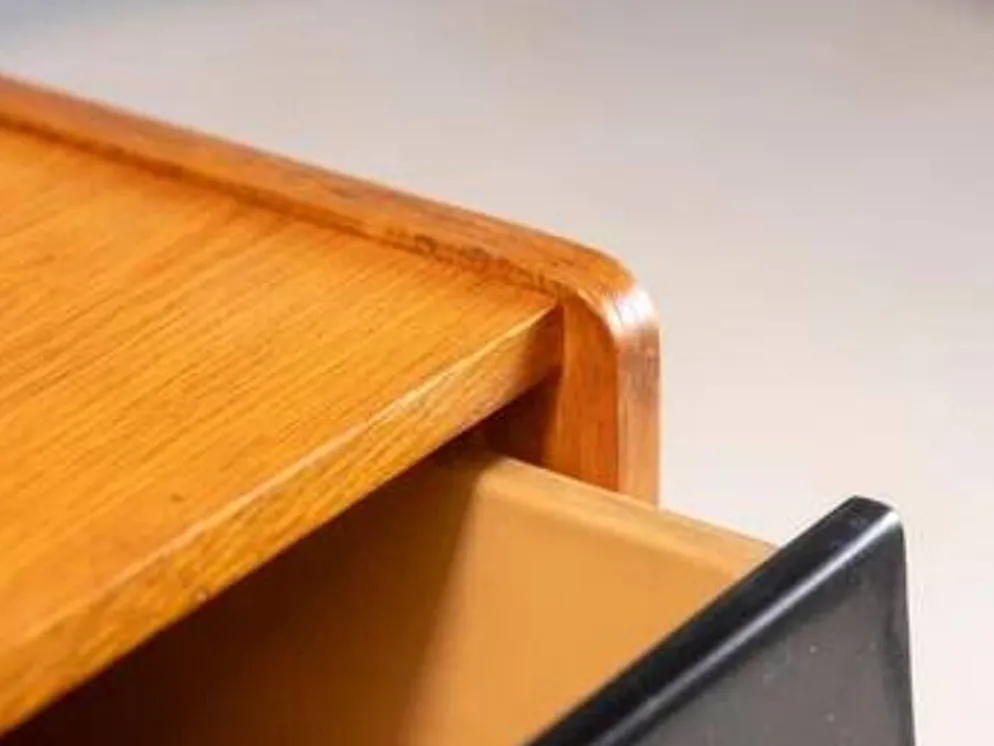 Commode vintage tchèque U-453 par Jiří Jiroutek pour Interiér Praha, années 1960, 110 × 45 × 76 cm