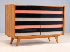 Commode vintage tchèque U-453 par Jiří Jiroutek pour Interiér Praha, années 1960, 110 × 45 × 76 cm