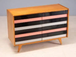 Commode vintage tchèque U-453 par Jiří Jiroutek pour Interiér Praha, années 1960, 110 × 45 × 76 cm