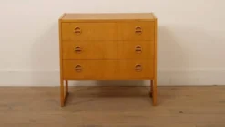 Commode vintage | 3 tiroirs | Arne Wahl Iversen | Chêne