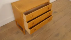 Commode vintage | 3 tiroirs | Arne Wahl Iversen | Chêne