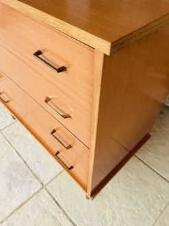 Commode vintage, 4 tiroirs, circa 1960s