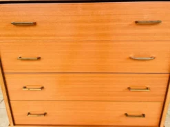 Commode vintage, 4 tiroirs, circa 1960s