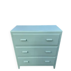 Commode vintage 1950 vert Fumé