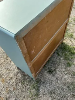 Commode vintage 1950 vert Fumé