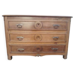 Commode XVIII façade 1/2 lune