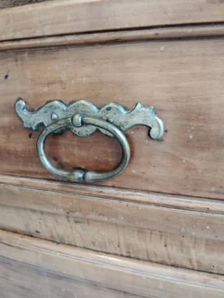 Commode XVIII façade 1/2 lune