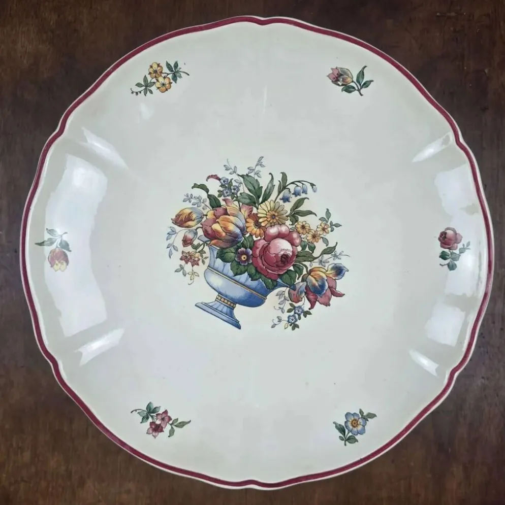 Compotier ancien Villeroy & Boch Mettlach Floralia 1577 – Saar Basin