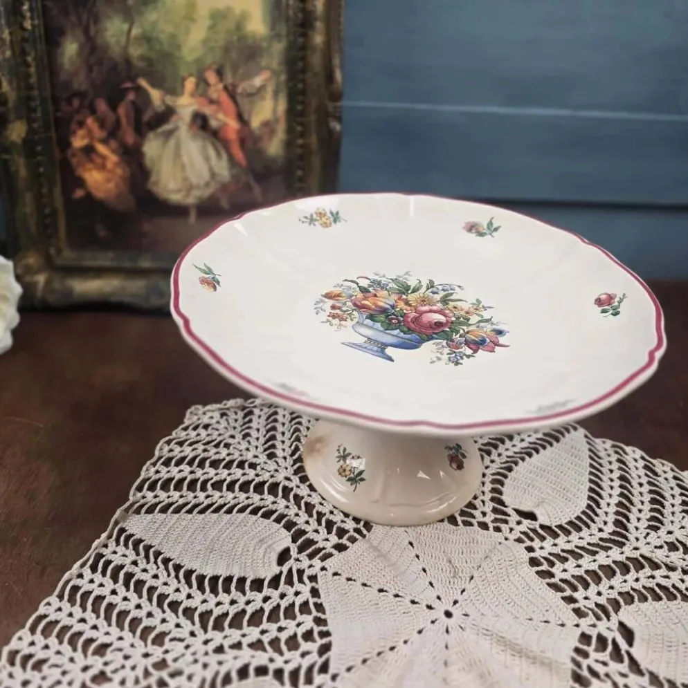 Compotier ancien Villeroy & Boch Mettlach Floralia 1577 – Saar Basin