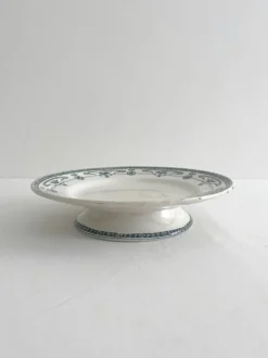 Compotier bas terre de fer art nouveau
