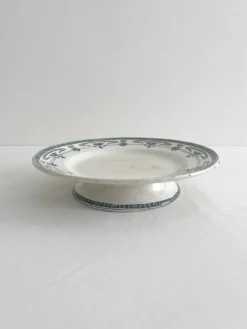 Compotier bas terre de fer art nouveau