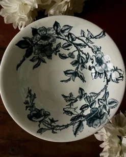 Compotier Creil & Montereau modèle Rosa