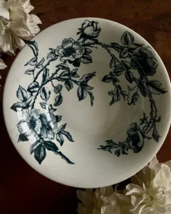 Compotier Creil & Montereau modèle Rosa