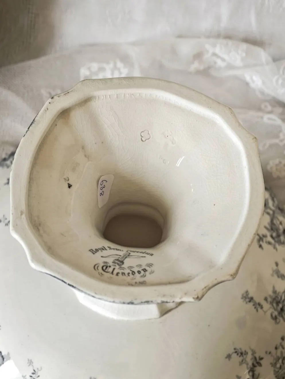 Compotier en semi-porcelaine Ridgways