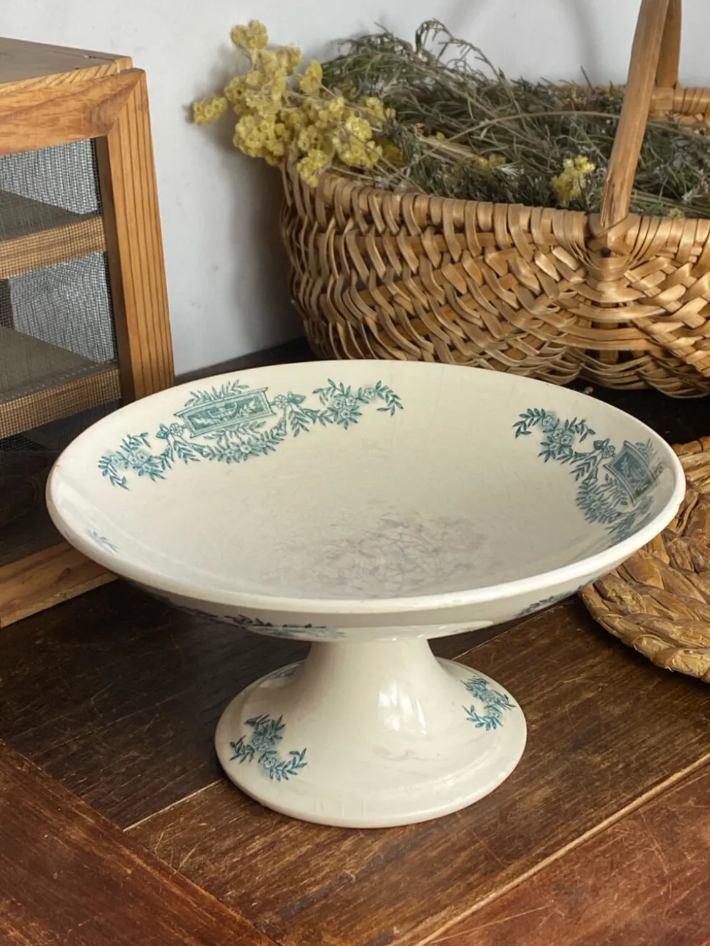 Compotier en terre de fer collection Lutece Longchamp