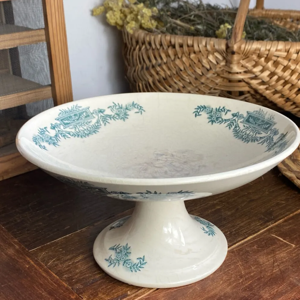 Compotier en terre de fer collection Lutece Longchamp
