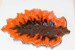 compotier flammé orange