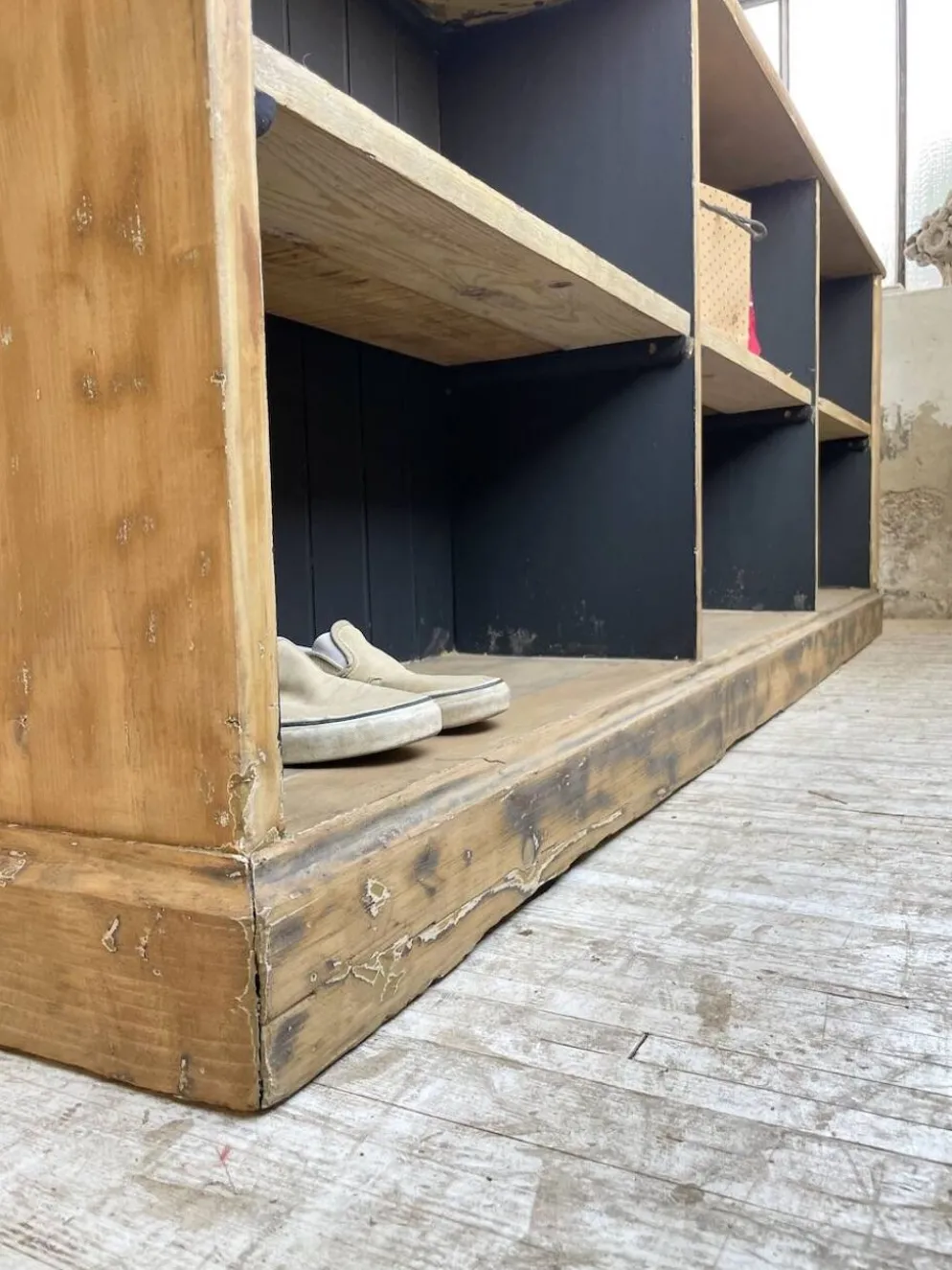 Comptoir bi-face à cases chêne XL