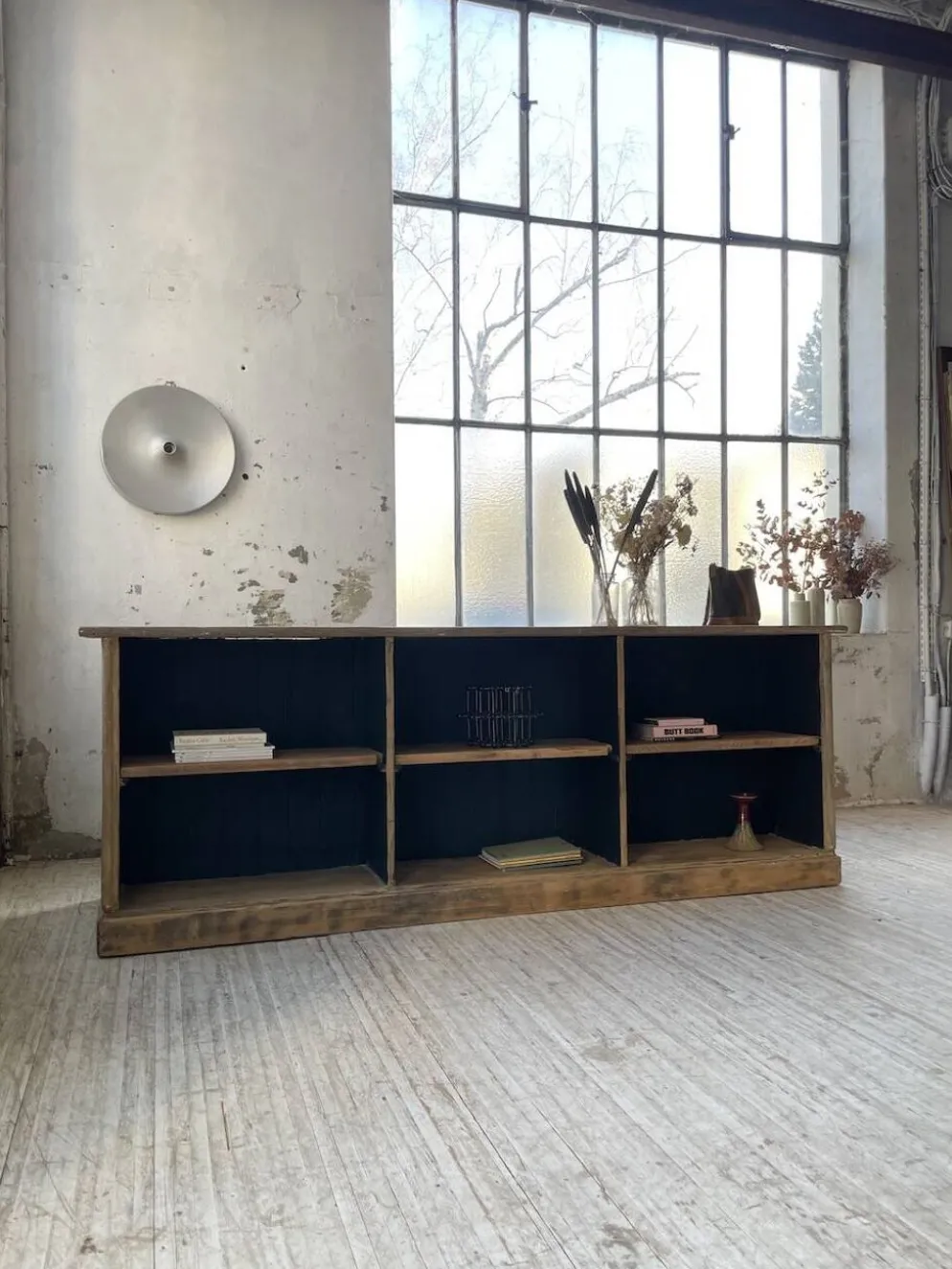 Comptoir bi-face à cases chêne XL