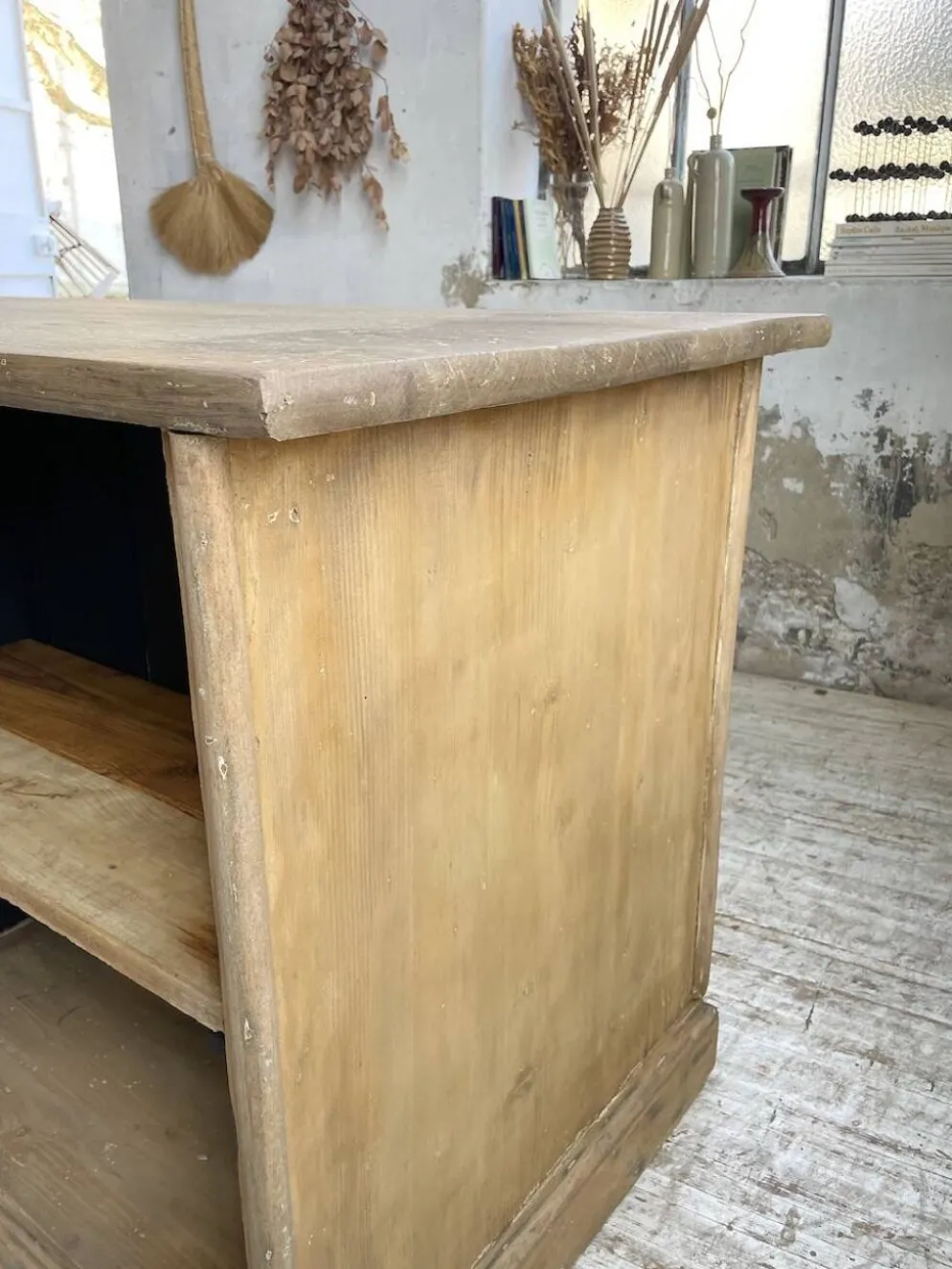Comptoir bi-face à cases chêne XL