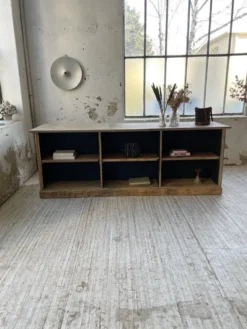 Comptoir bi-face à cases chêne XL