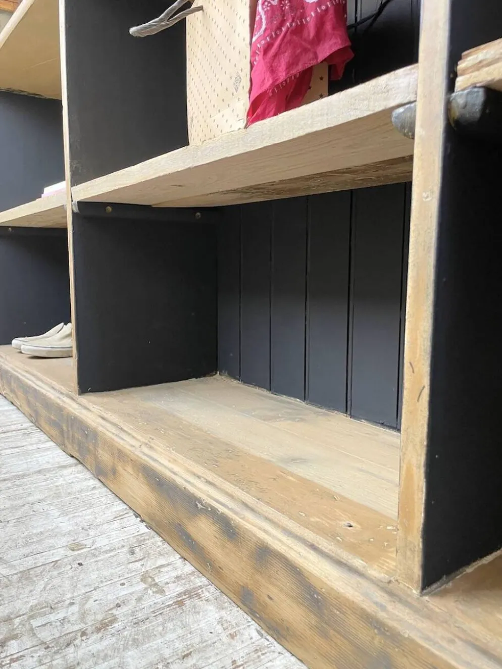 Comptoir bi-face à cases chêne XL