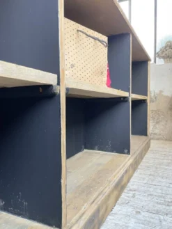 Comptoir bi-face à cases chêne XL