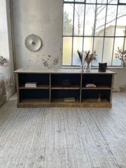 Comptoir bi-face à cases chêne XL