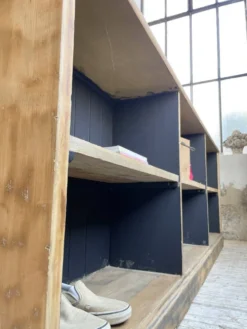 Comptoir bi-face à cases chêne XL