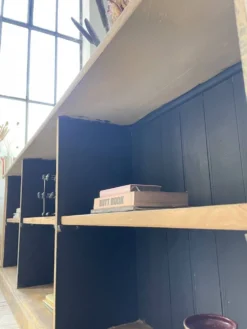 Comptoir bi-face à cases chêne XL