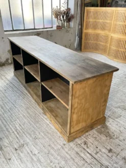 Comptoir bi-face à cases chêne XL