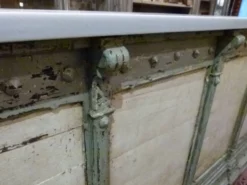 Comptoir bois paint et marbre