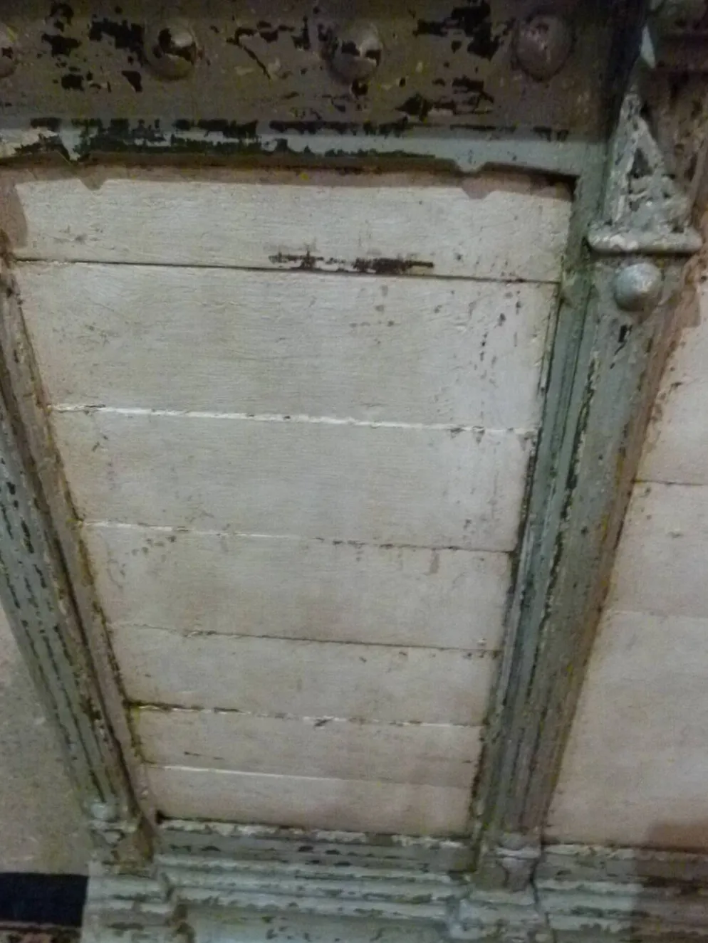 Comptoir bois paint et marbre