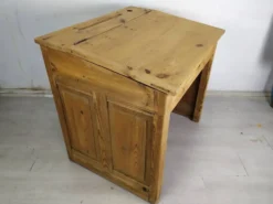 Comptoir bureau sapin décapé