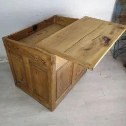 Comptoir bureau sapin décapé