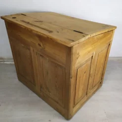 Comptoir bureau sapin décapé