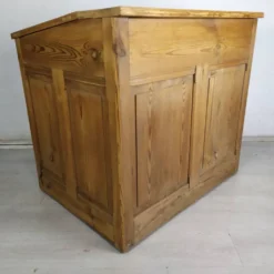 Comptoir bureau sapin décapé