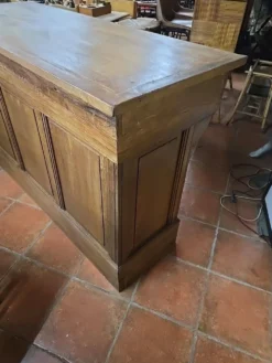 comptoir de bistrot en chêne
