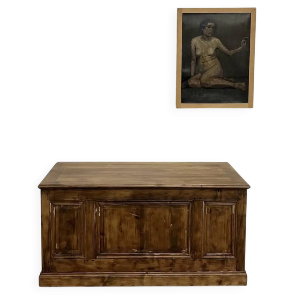 Comptoir de commerce des années 1900