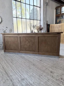 Comptoir de commerce noyer 2m5