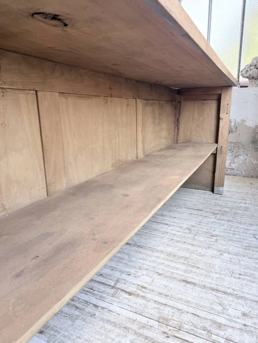 Comptoir de commerce noyer 2m5
