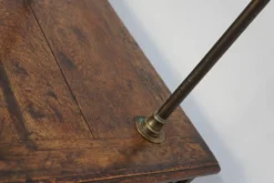 Comptoir de magasin en chêne français antique / unité de rangement, 19e siècle